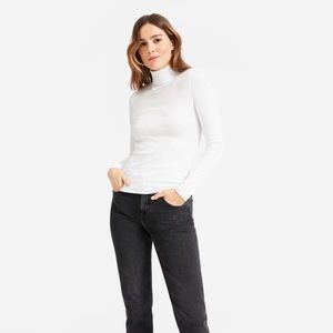 Pima Micro-Rib Turtleneck